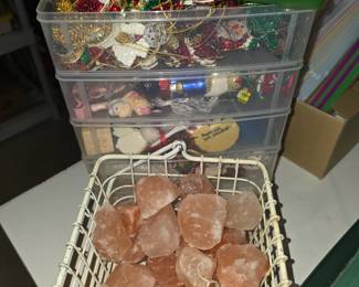 Himalayan salt rocks