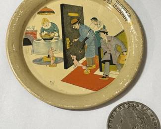 Vintage 1930's Ruppert's Beer Hans Flato Design Tip Tray