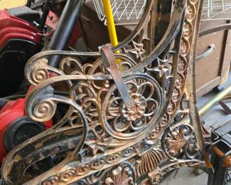 Park bench ends