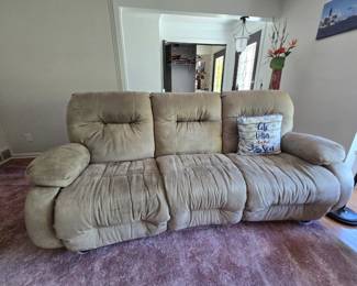 Microfiber sofa