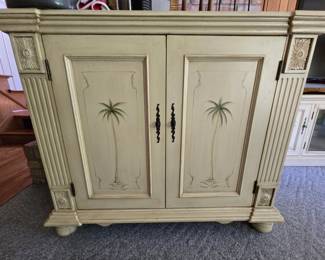 Cabinet with palm trees