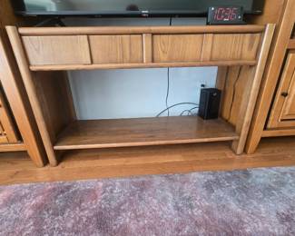 2 drawer console table