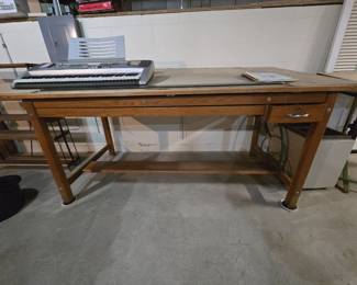 Large drafting table