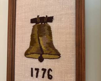 Embroidered Liberty Bell with 
