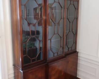 * mahogany china cabinet 57 x 80 $595.00