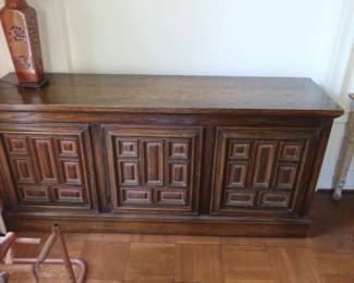 * Mid century buffet 60 " in length x 19" $150.00
