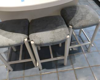 3 counter height stools