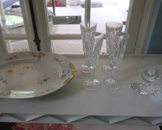 Limoge platter, waterford