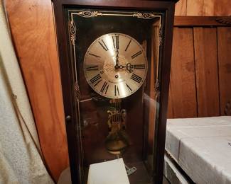 Multiple antique clocks 