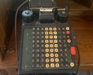 Vintage adding machines 