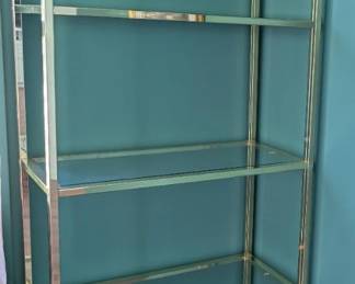 GLASS & METAL DISPLAY SHELVES