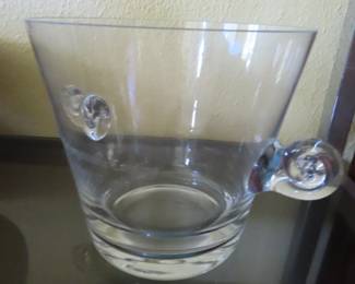 Tiffany glass ice bucket