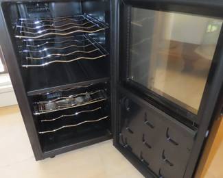 Wine refrigerator.