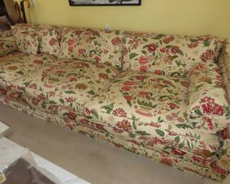 Vintage floral couch.