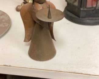 Brass Angel Candle Holder