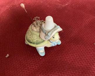 Ceramic Turtle Pin Cushion