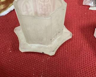 Frosted Glass Octagonal Votive