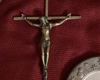 Brass Crucifix Wall Pendant