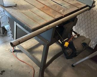 Industrial Table Saw on Stand