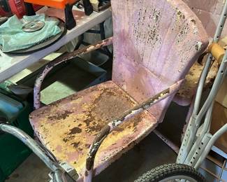 Metal/Wood Picnic Table