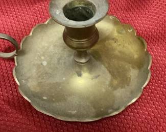 Brass Chamberstick Candle Holder