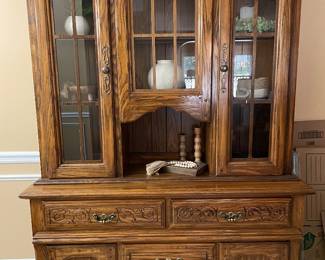 Matching dining room china cabinet