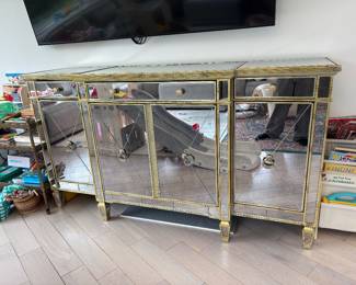 Glam sideboard buffet cabinet