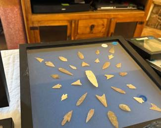 There is a huge collection of arrowheads all priced to sell if you’re a dealer this is your Sale