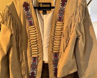 Please come by This so that I don’t have to. I love it genuine, leather hand, beaded fringe jacket.