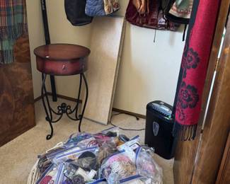 Huge basket of yarn