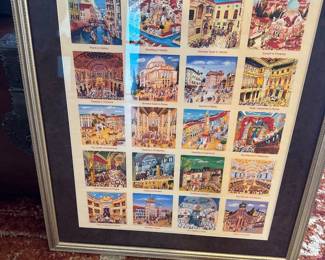 A picture of all the European churches