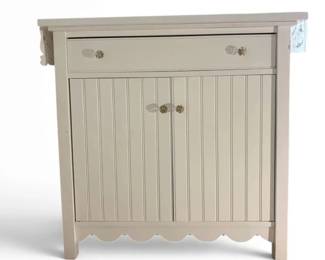 White Wooden Cabinet w Drawer