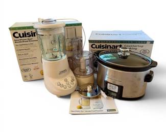Cuisinart Blender Food Processor  Slow Cooker  New