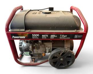 Powermate 5500W Gas Power Generator
