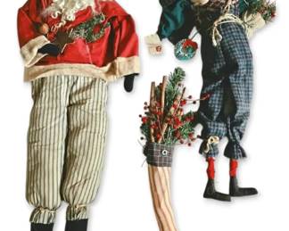 Primitive Fabric Christmas Decor