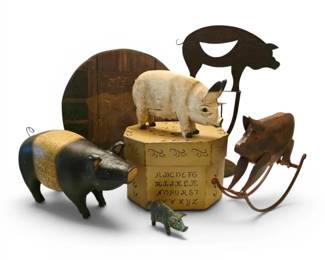 Primitive Pig Decor