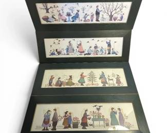 Seasonal Angel Folk Art Prints by Barbara BourgeauRichards