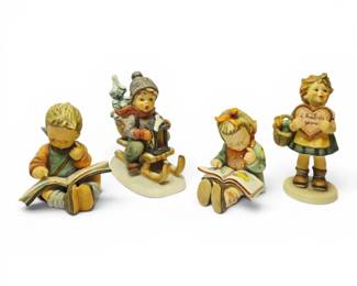 Four Goebel Hummel Figurines w Boxes