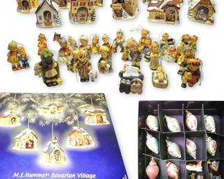 Goebel Hummel Christmas Ornaments  Bavarian Village  More