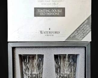 Waterford Crystal Millennium Collection Love Old Fashioned Glasses
