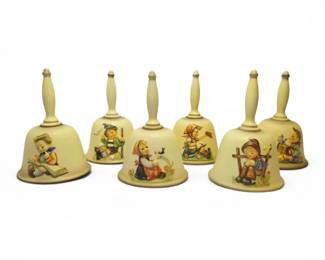 Six Goebel Hummel Bells w Boxes
