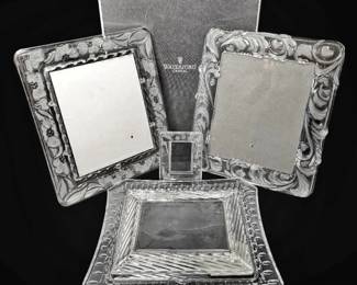 Waterford Crystal Glass Picture Frames