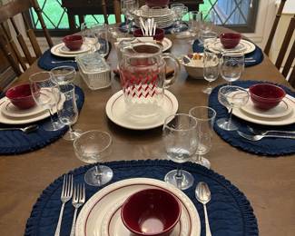 Syracuse China table setting 