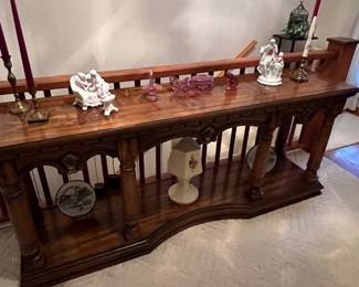 Wood sofa table 