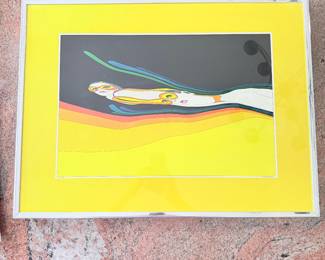 Lot #134 John Luke Eastman Framed Contemporary Art Print – Modern Abstract Decorative Wall Art