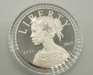 Lot #3 2017 American Liberty 225th Anniversary Silver Medal – 1 Troy Oz .999 Fine Silver U.S. Mint with Original Box