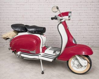 Lot #35 1959 Lambretta Scooter | Vintage Red & White Italian Motor Scooter | Classic Collector Restoration Project