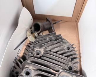 Lot #316 Huge Vintage Harley-Davidson Parts Collection – Mostly 1949 Panhead Components, OEM Parts, Restoration Lot