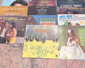 Lot #130 Vintage Easy Listening, Instrumental & Vocal Vinyl Record Collection – Herb Alpert, Roger Williams, Living Voices & Mor