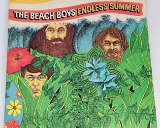 Lot #106 The Beach Boys "Endless Summer" Double LP Vinyl Record Set with Original Poster – Classic Surf Rock Collection